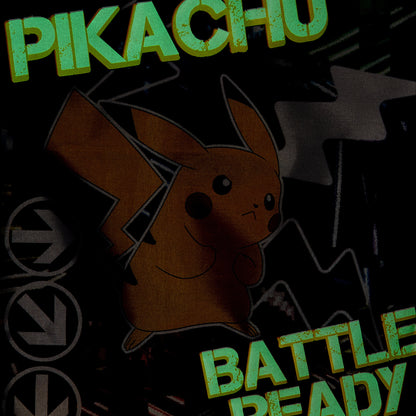 Kids Pokemon Glow In The Dark Drawstring Gym Bag Pikachu School PE Swim Bag