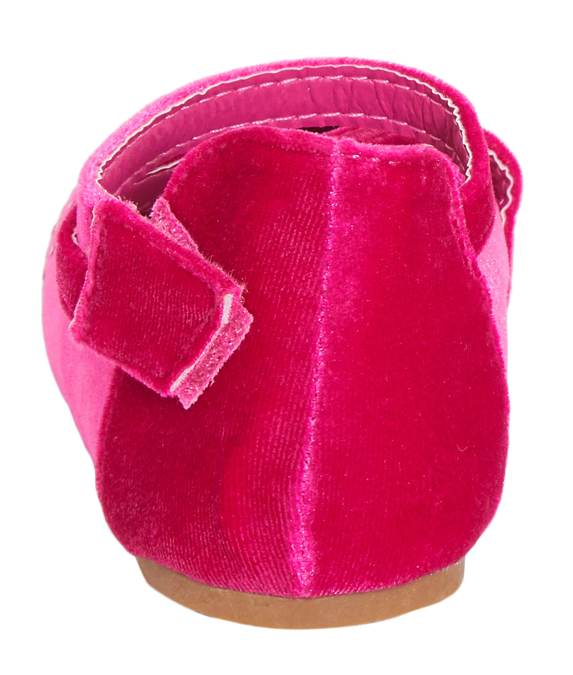 Girls Mary Jane Velvet Party Shoes Baby Infants Diamante Easy Fasten Flat Pumps