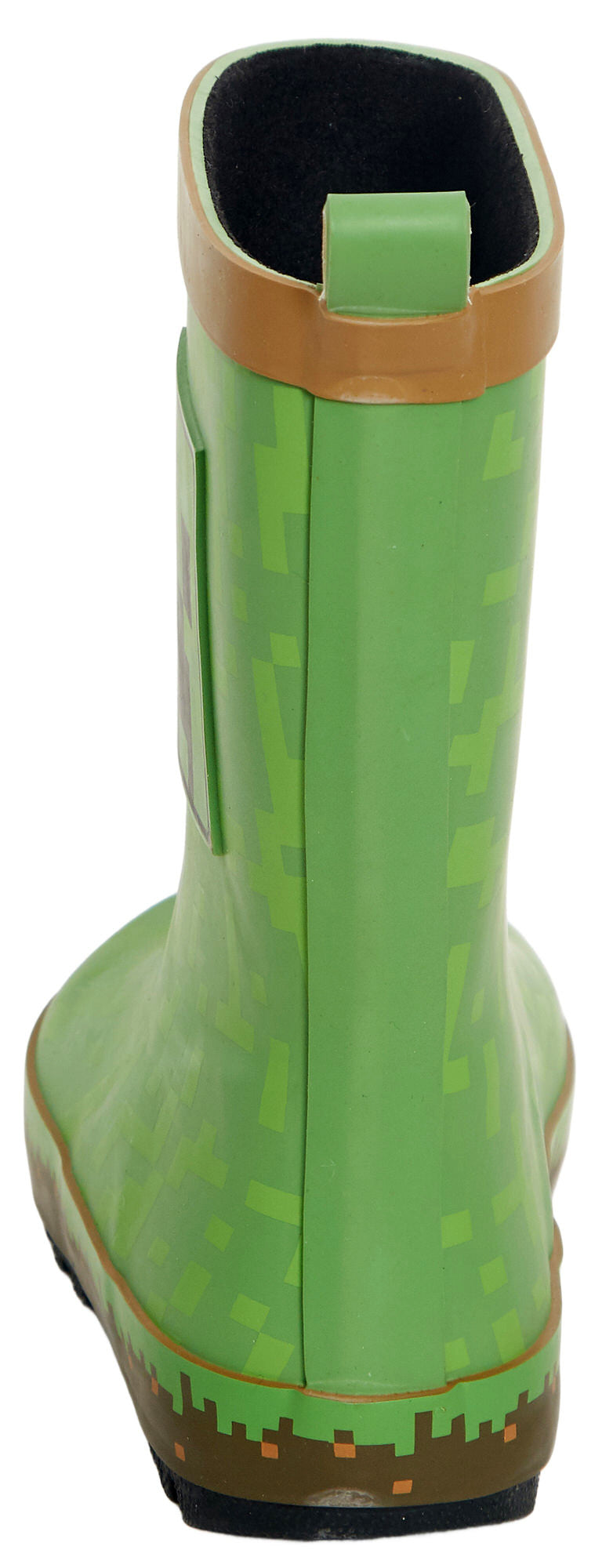 Boys Minecraft Rubber Wellingtons Kids Gamer Wellington Boots Rain Wellies Wellys
