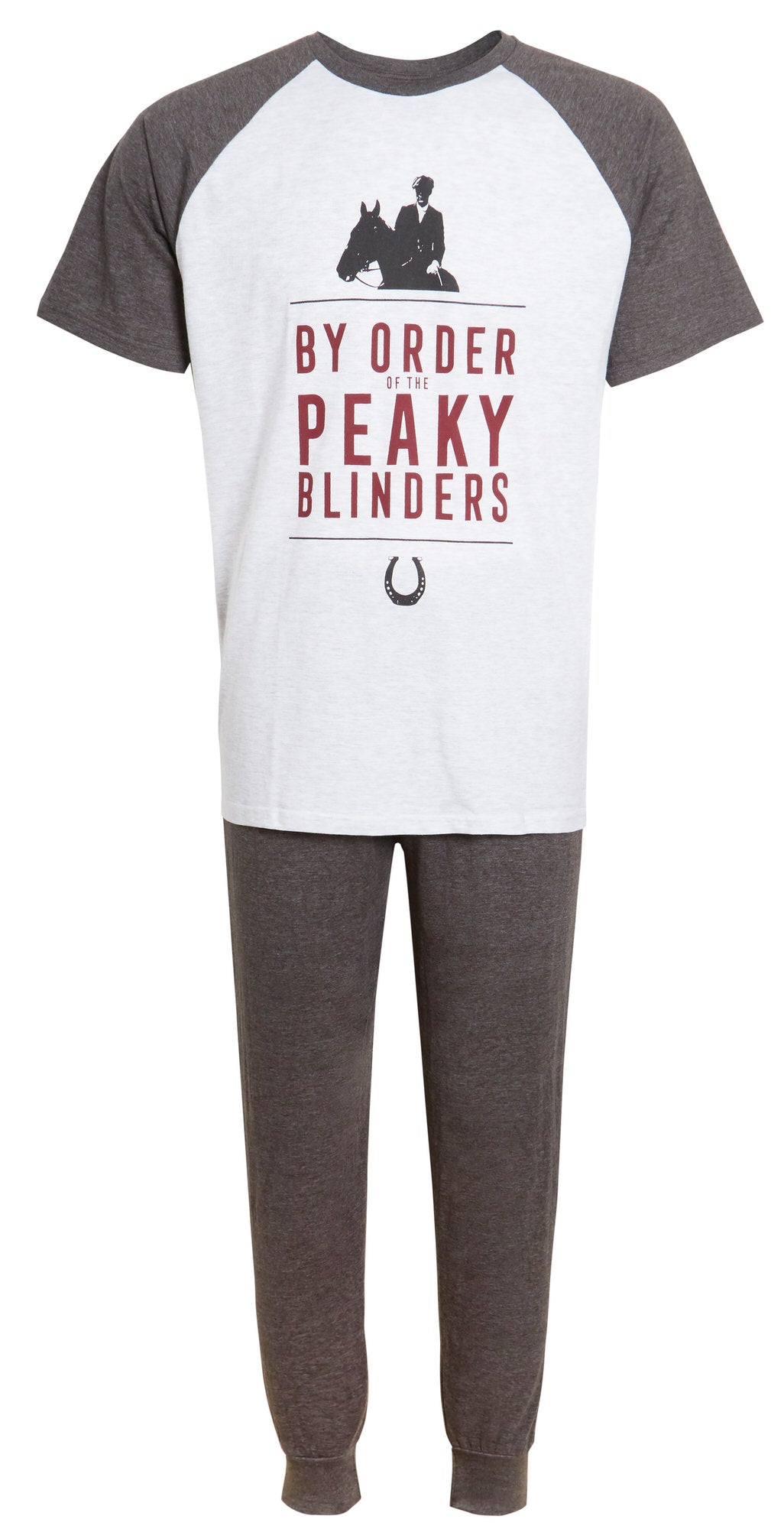 Mens Peaky Blinders Pyjamas Teens Short Sleeved T-Shirt + Lounge Pants Set Gift