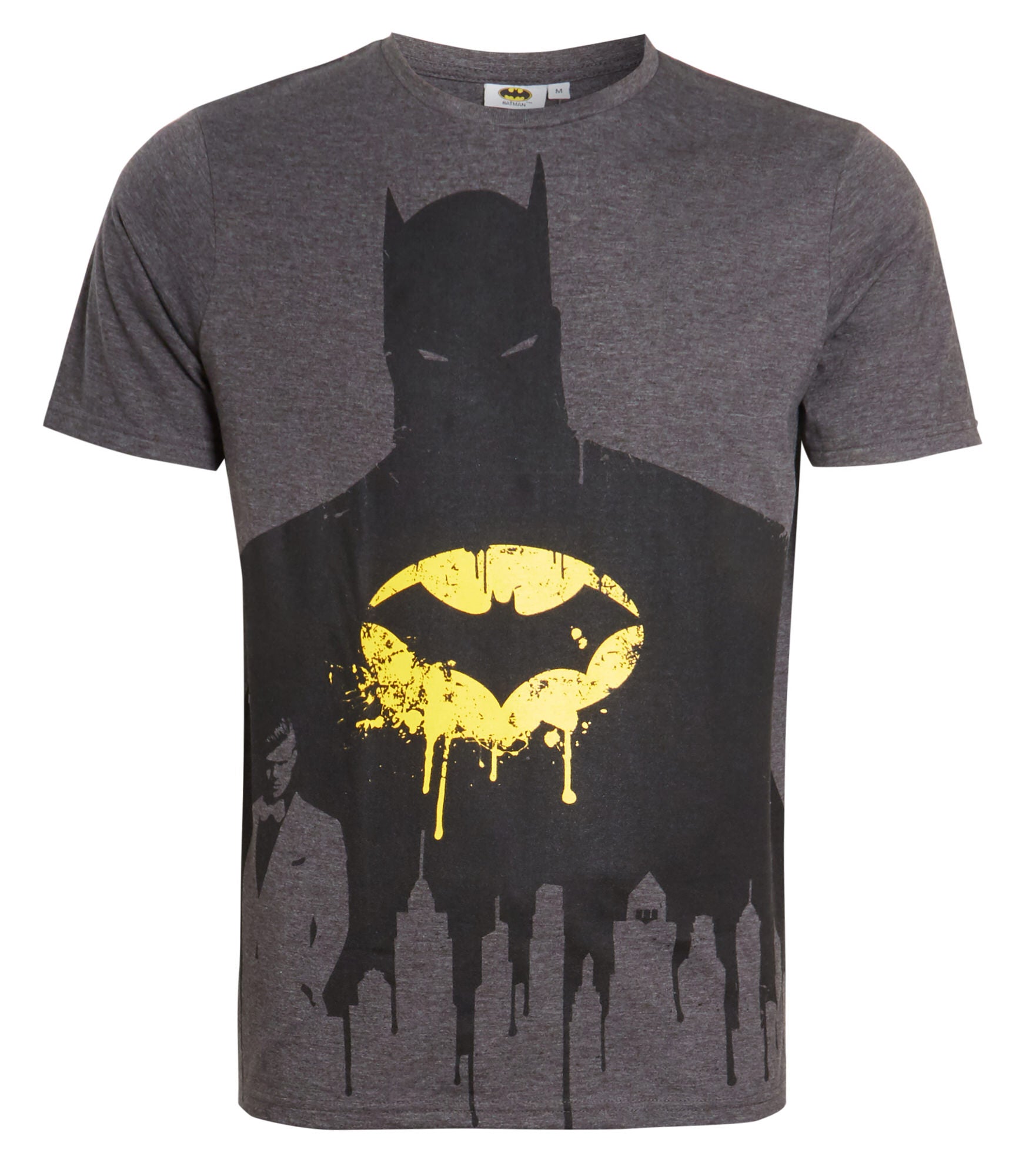 Mens Batman Pyjamas DC Comics Pjs Short Sleeved T-Shirt + Lounge Pants Gift Set