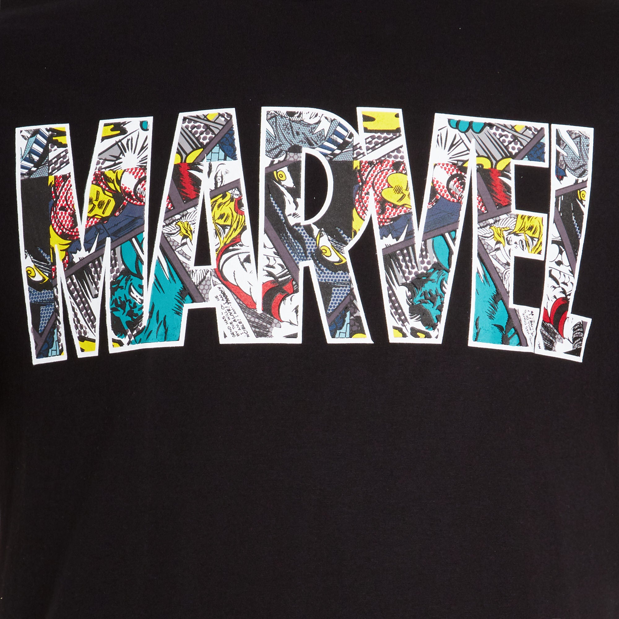 Mens Marvel Pyjamas Teens Avengers Short Sleeved T-Shirt + Lounge Pants Gift Set