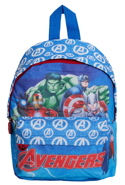 Boys Marvel Avengers Backpack Kids Character School Book Lunch Bag Rucksack
