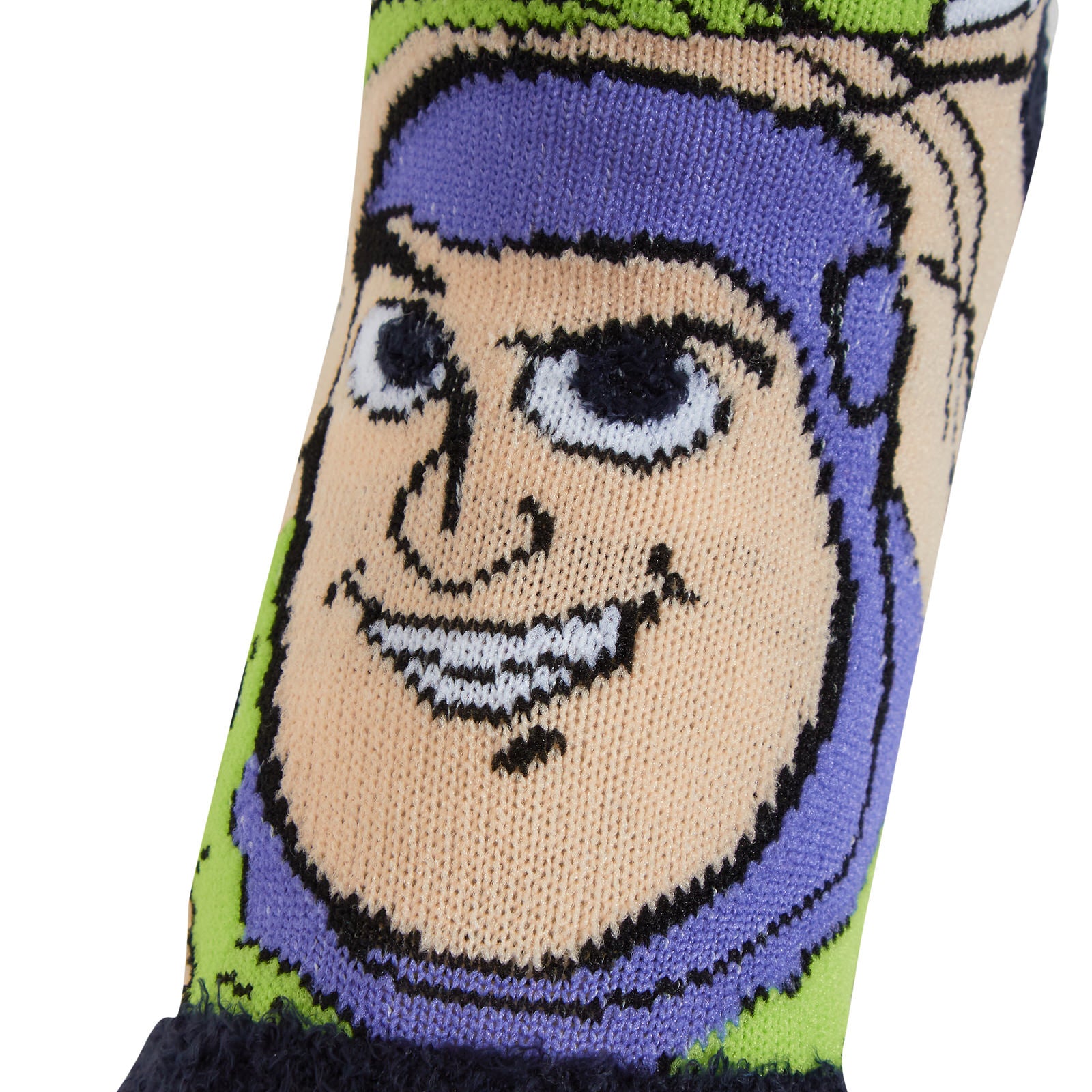 Boys Toy Story 2 Pack Slipper Socks Kids Buzz Woody Fleece Slippers House Shoes