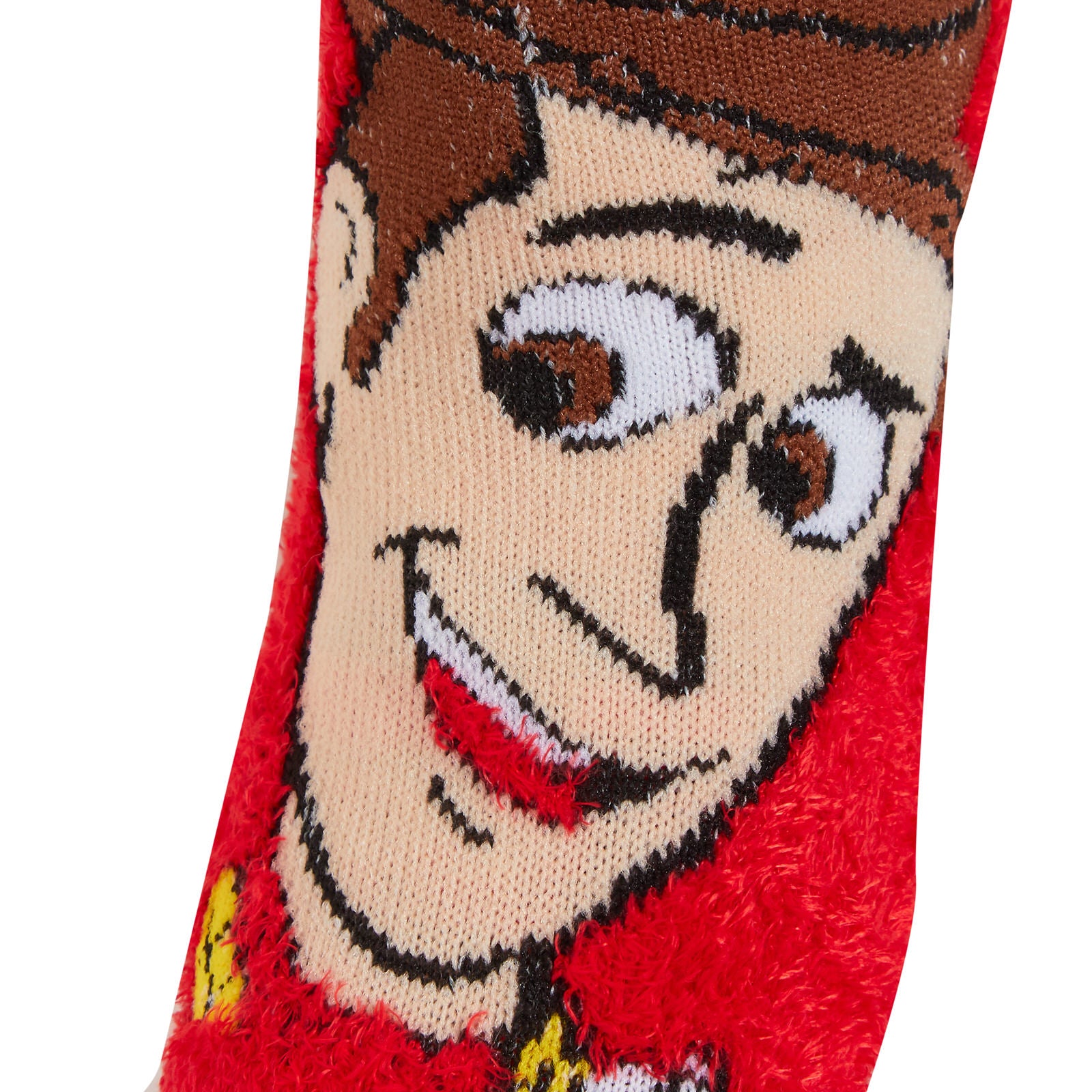 Boys Toy Story 2 Pack Slipper Socks Kids Buzz Woody Fleece Slippers House Shoes
