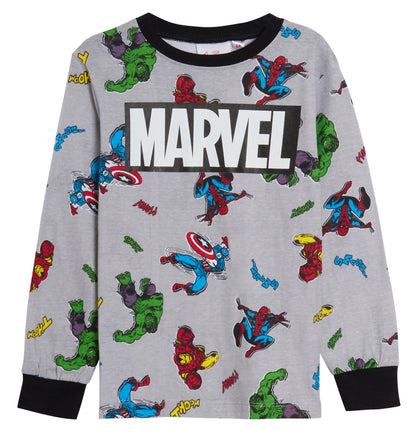 Boys Avengers Pyjamas Kids Long Pjs Hulk Captain America Spiderman Iron Man