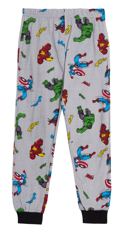 Boys Avengers Pyjamas Kids Long Pjs Hulk Captain America Spiderman Iron Man