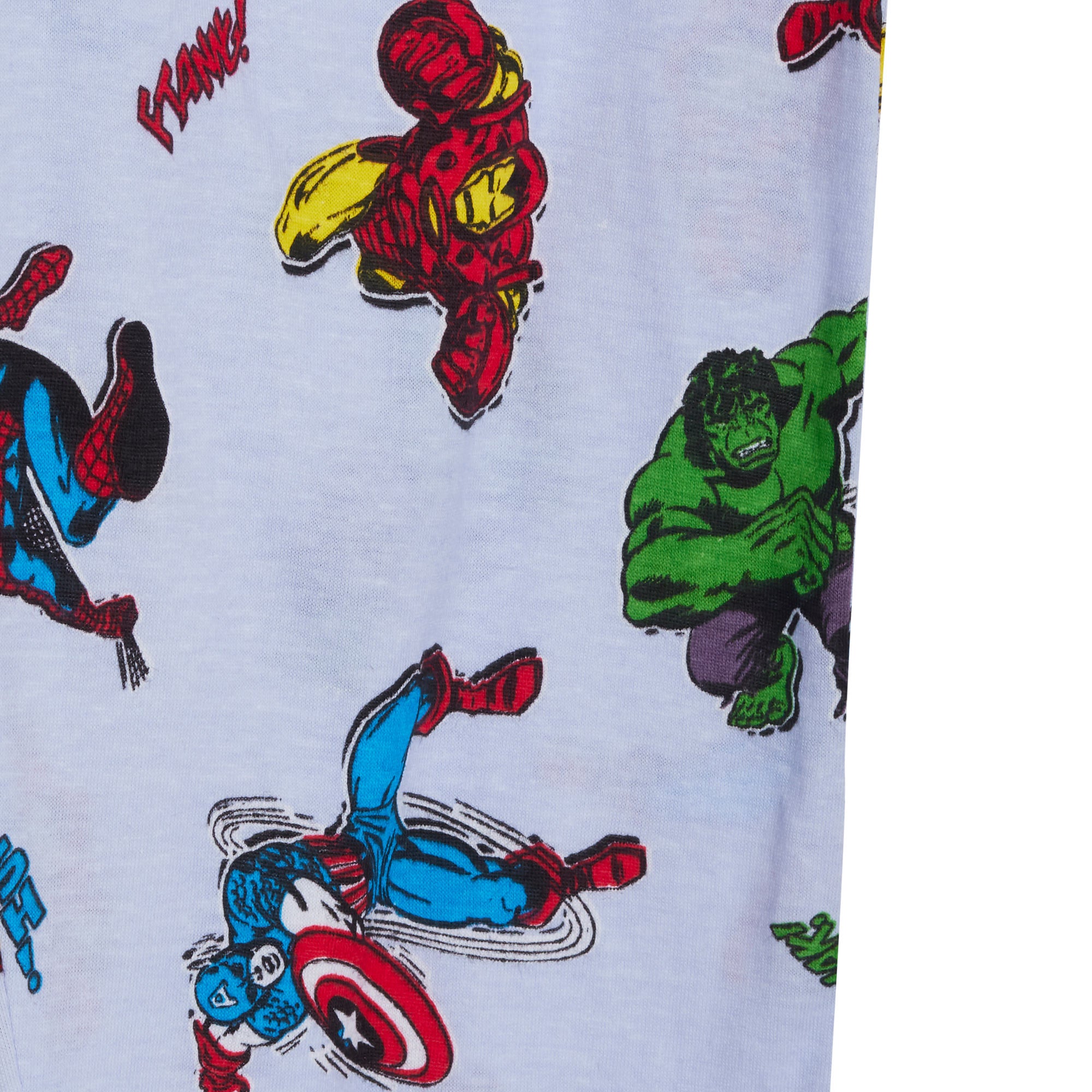 Boys Avengers Pyjamas Kids Long Pjs Hulk Captain America Spiderman Iron Man