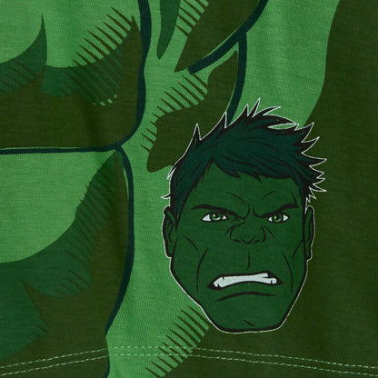 Incredible Hulk Pyjamas Kids Dress Up Pjs Boys Novelty Avengers Nightwear Set