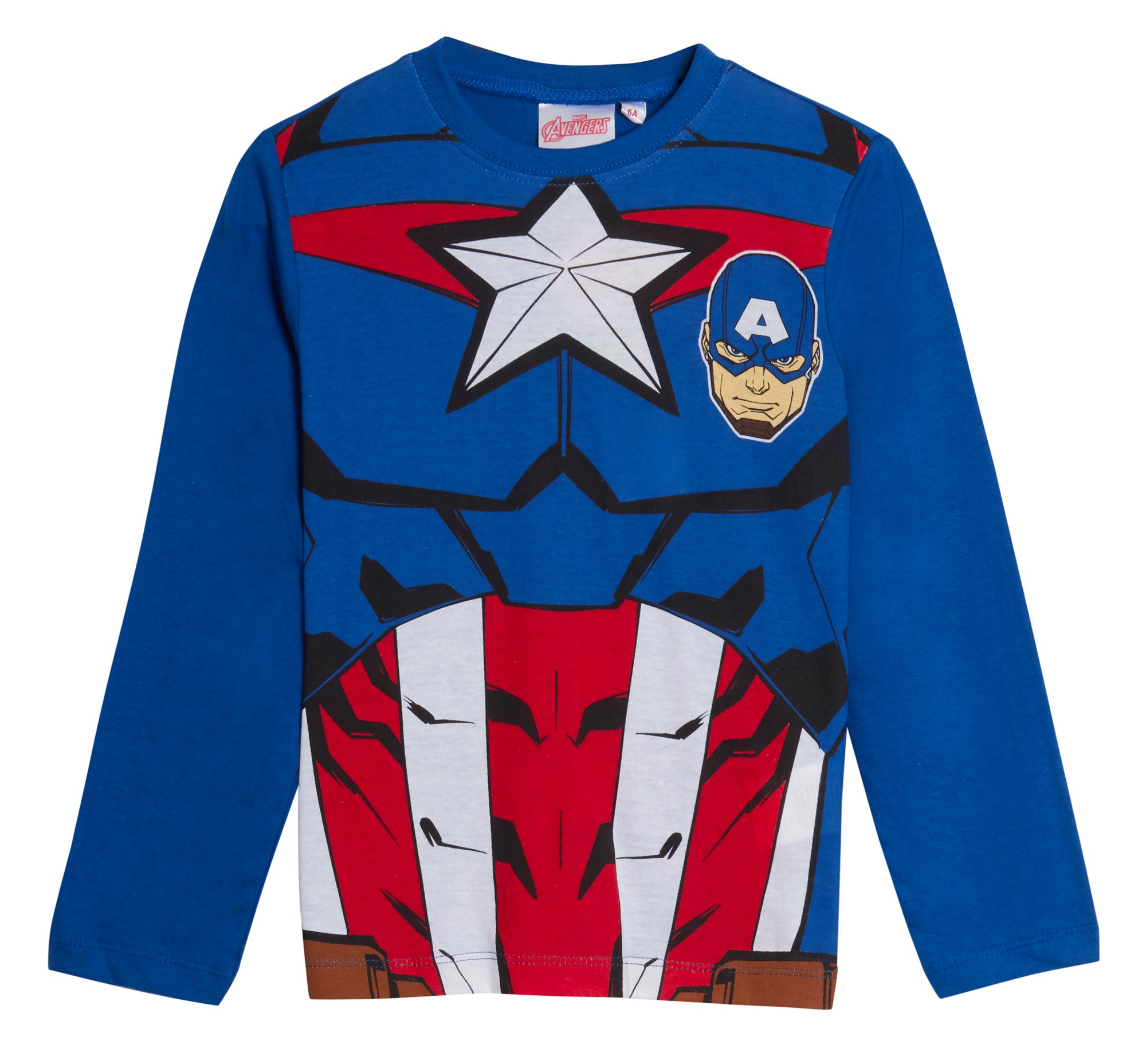Captain America Pyjamas Kids Dress Up Pjs Boys Novelty Avengers Nightwear Gift