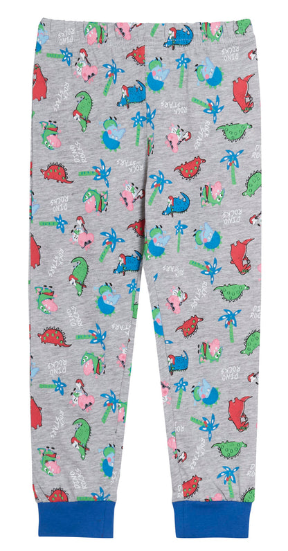 George Pig Pyjamas for Boys Dinosaur Pjs Dino Full Cuffed Length Nightwear Set