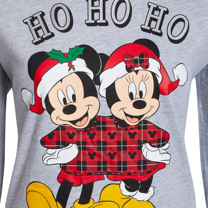 Mickey Mouse Matching Family Christmas Pyjamas Disney Adults Kids Xmas Pjs Set
