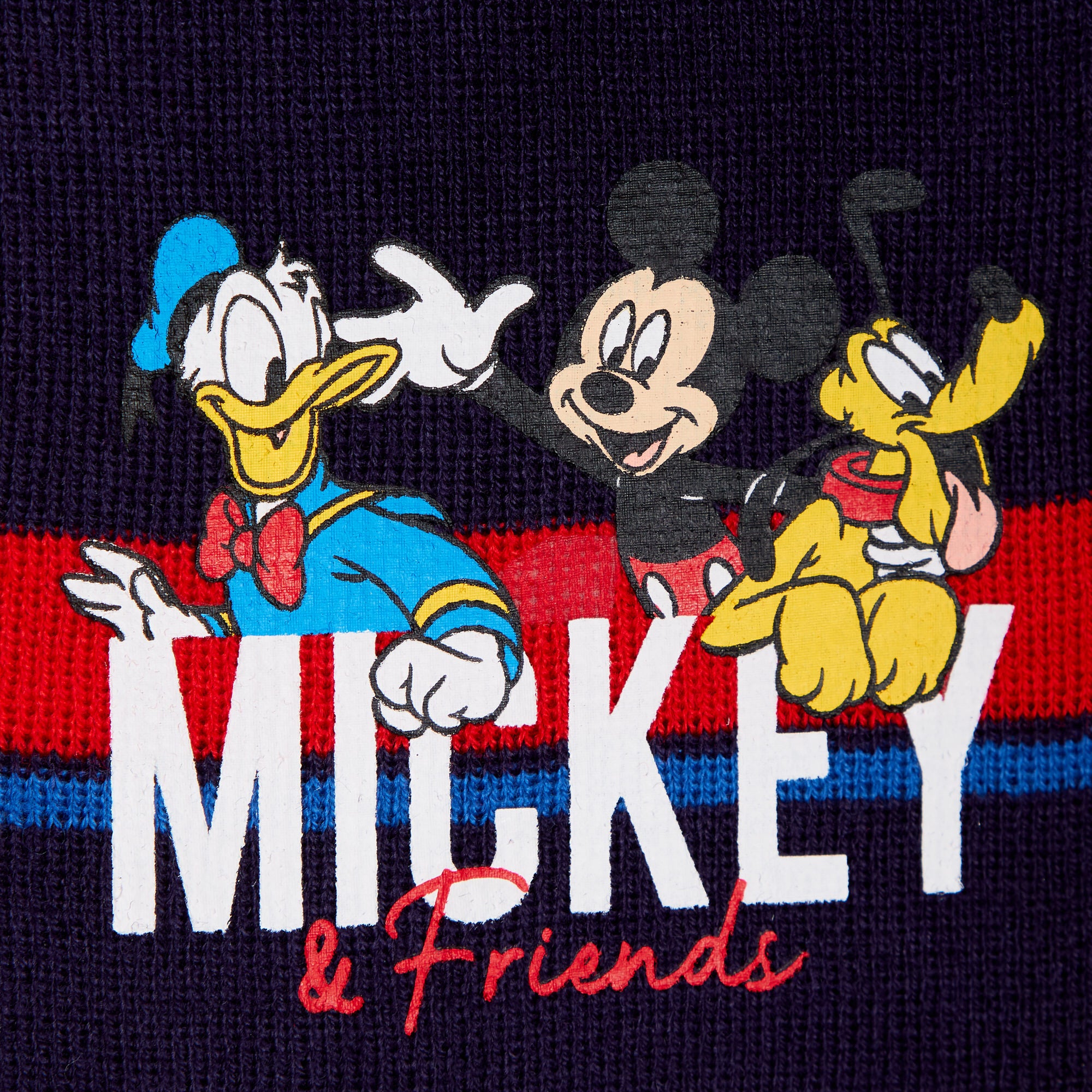 Boys Disney Mickey Mouse & Friends 3 Pcs Winter Set Hat + Mitten Gloves + Scarf