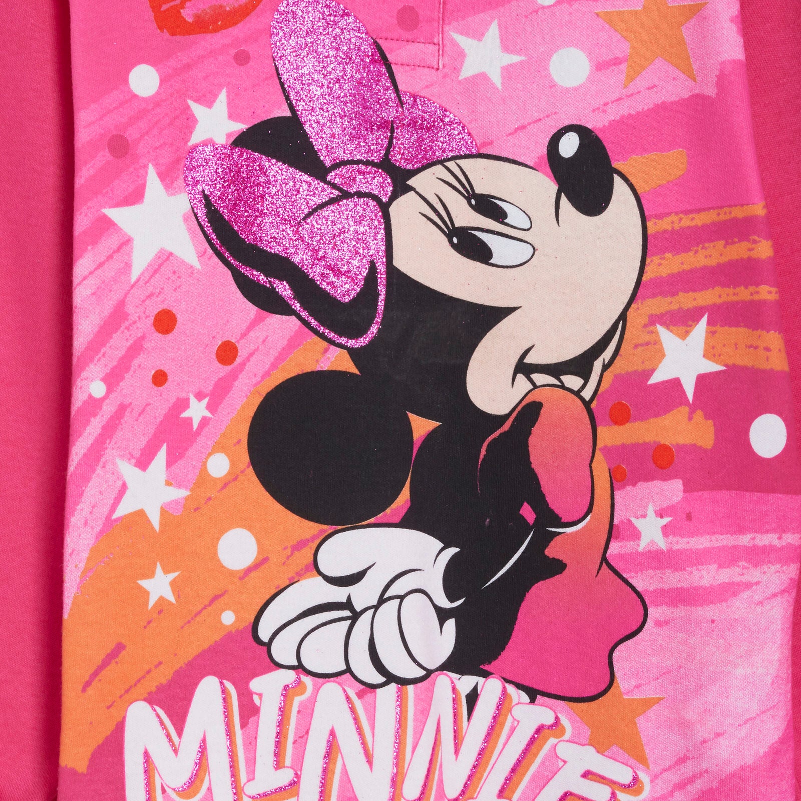 Minnie Mouse Pyjamas Girls Luxury Glitter Pjs Gift Boxed Disney Nightwear Set