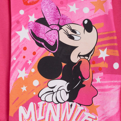 Minnie Mouse Pyjamas Girls Luxury Glitter Pjs Gift Boxed Disney Nightwear Set