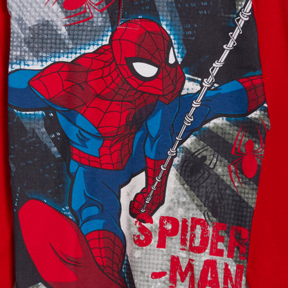 Spiderman Pyjamas Boys Luxury Full Length Pjs Gift Boxed Marvel Nightwear Set