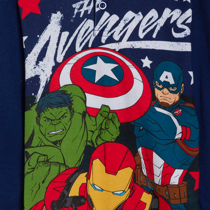 Marvel Avengers Pyjamas Boys Luxury Full Length Pjs Gift Boxed Hero Nightwear