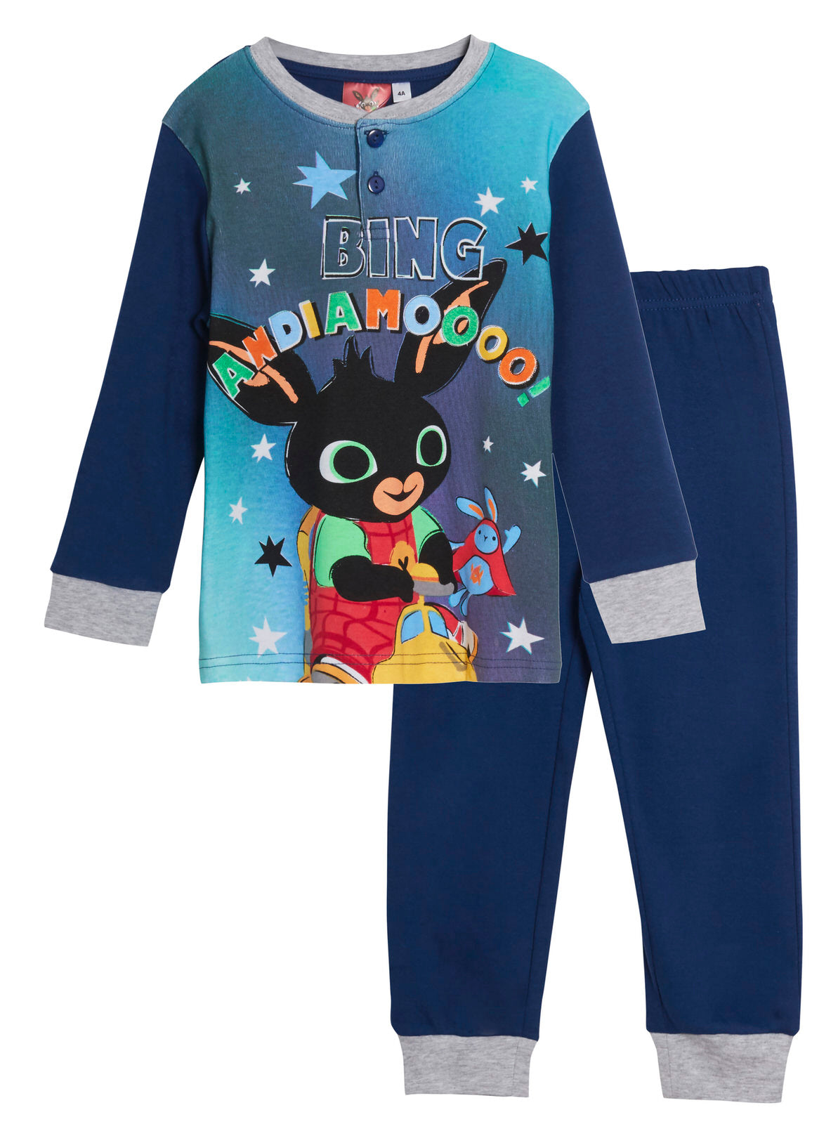 Bing Bunny Pyjamas Kids Luxury Full Length Pjs Gift Boxed Hoppity Nightwear Set