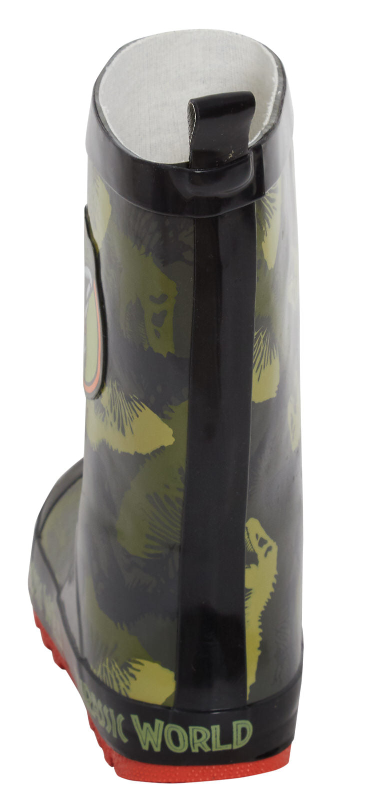 Boys Jurassic World Rubber Wellington Boots Kids Dinosaur Wellies Rain Shoes