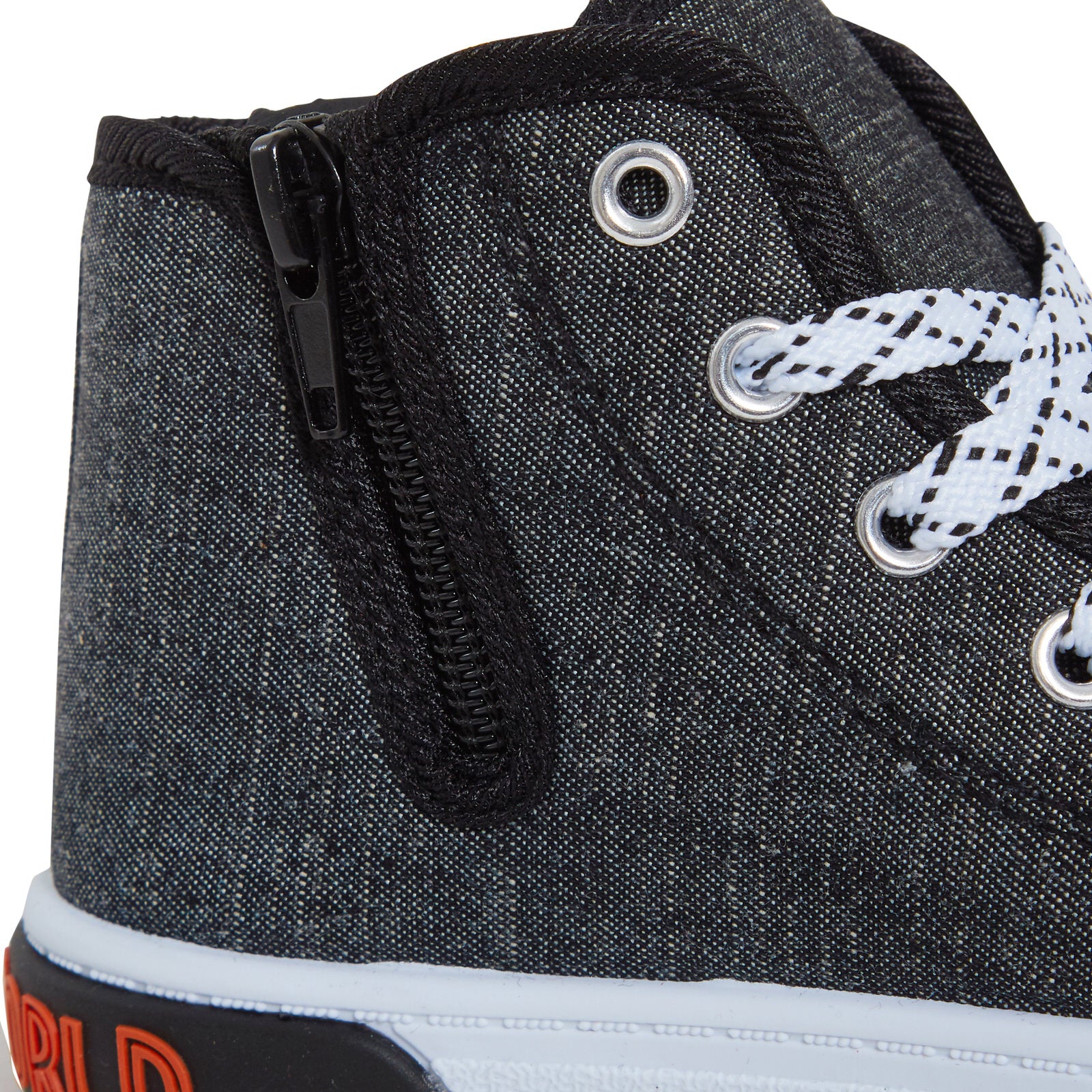 Jurassic World Canvas Shoes Hi Tops Trainers Dinosaur Ankle Boots Zipped Pumps