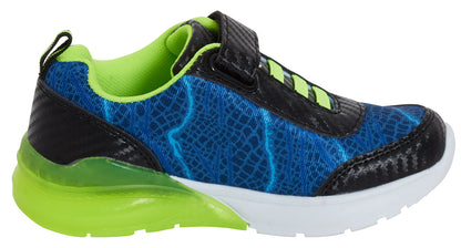 Boys Jurassic World Light Up Trainers Kids Dinosaur Flashing Lights Sports Shoes