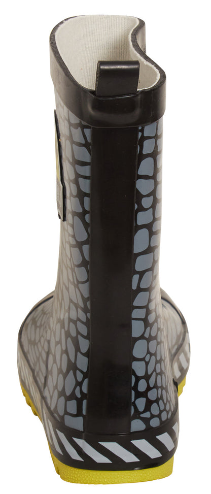Boys Jurassic World Rubber Wellington Boots Kids Dinosaur Rain Wellies Wellys