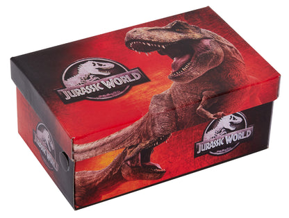 Jurassic World Light Up Sports Sandals For Boys Open Toe Easy Fasten Dino Shoes