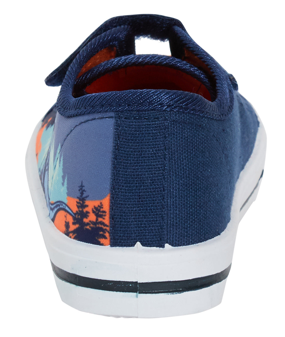 Boys Jurassic World Canvas Trainers Kids Dinosaur Easy Touch Fasten Sports Pumps