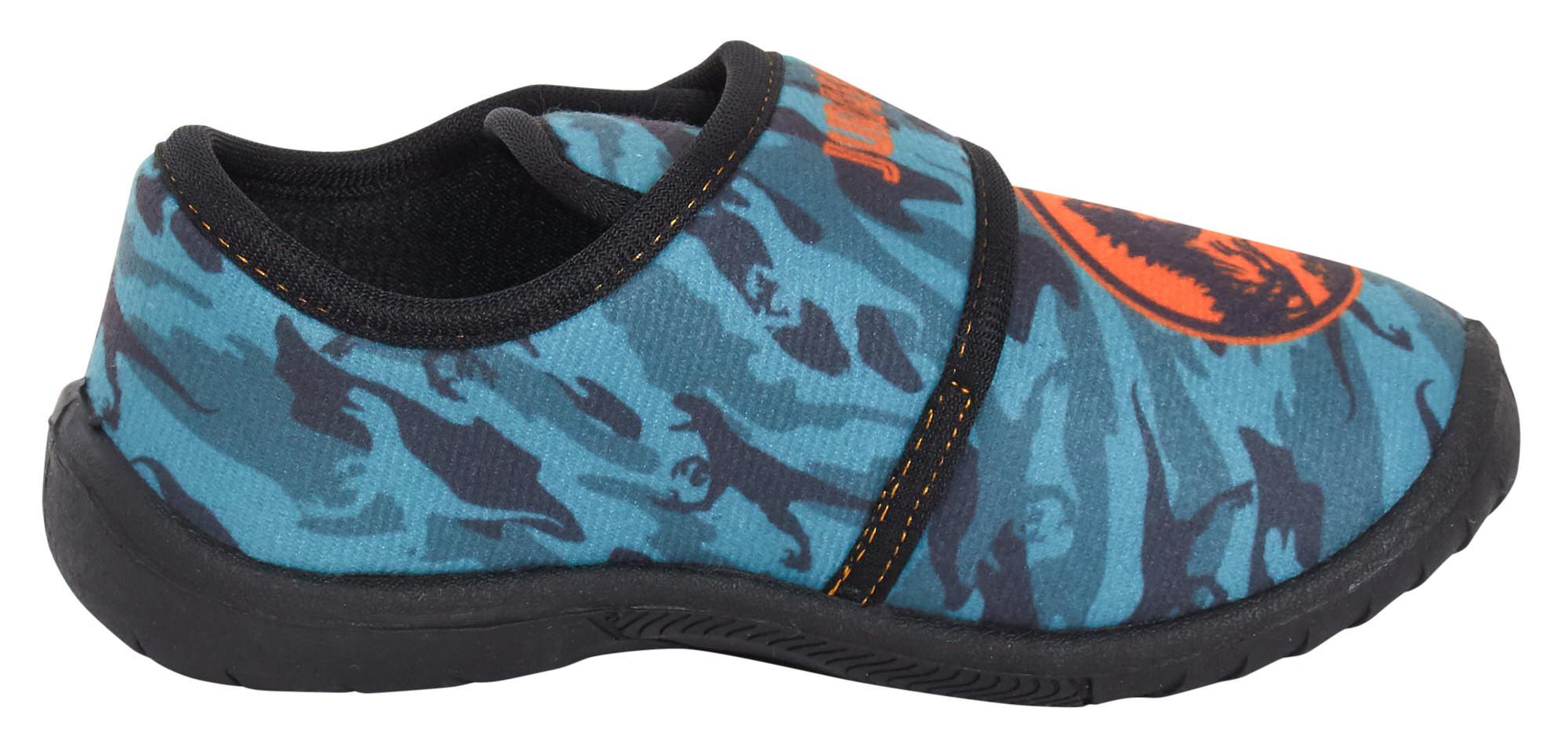Jurassic World Boys Slippers Kids Dinosaur Slip On Mules Indoor House Dino Shoes