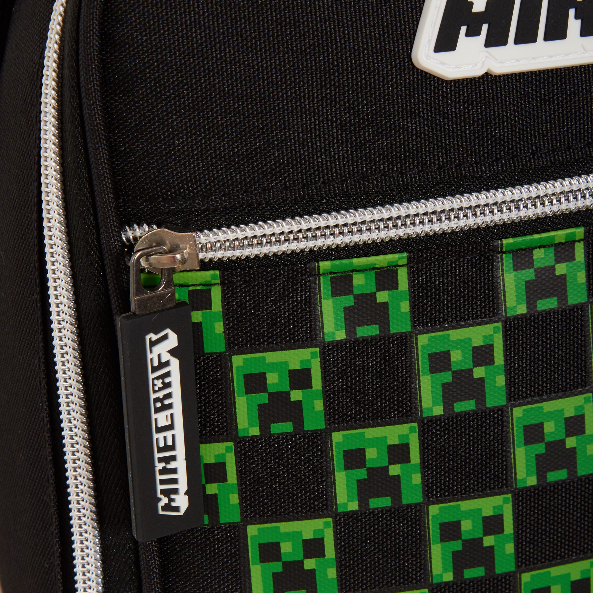 Minecraft Lunch Bag Adults Kids Creeper Gamer School Luchbox Gaming Bag + Strap