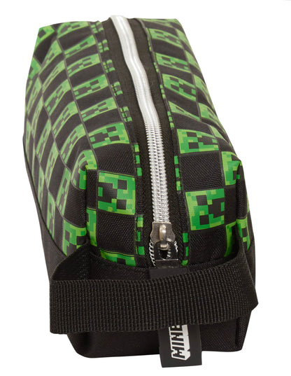 Minecraft Pencil Case Kids Creeper Gaming Accessory Minecraft Toiletries Bag