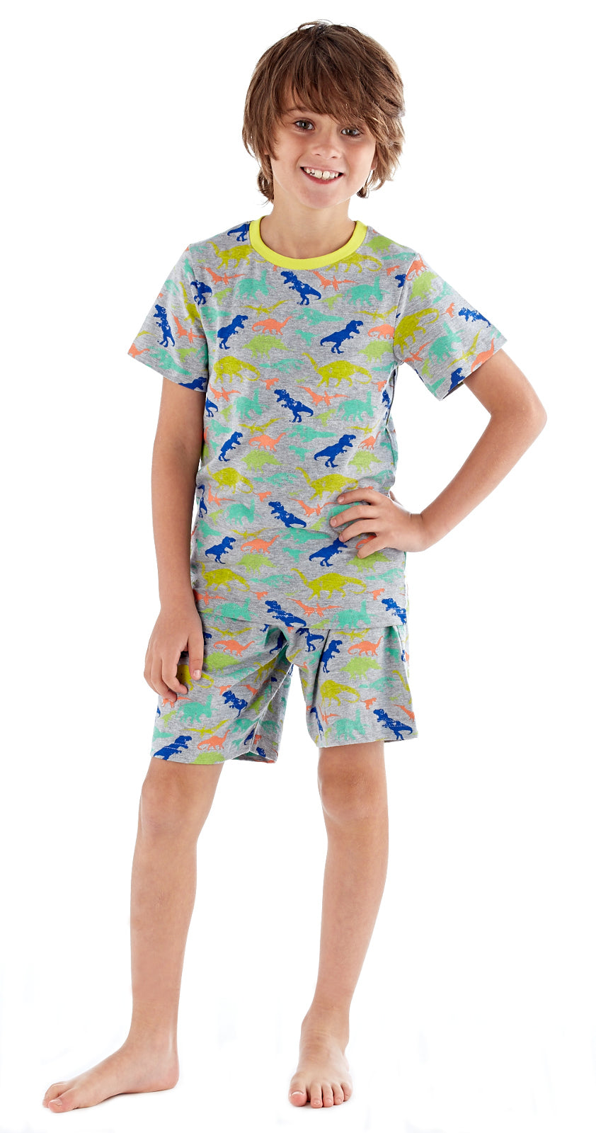 Boys Cotton Blend Character Pyjamas Kids Long Or Short Novelty Pjs Set