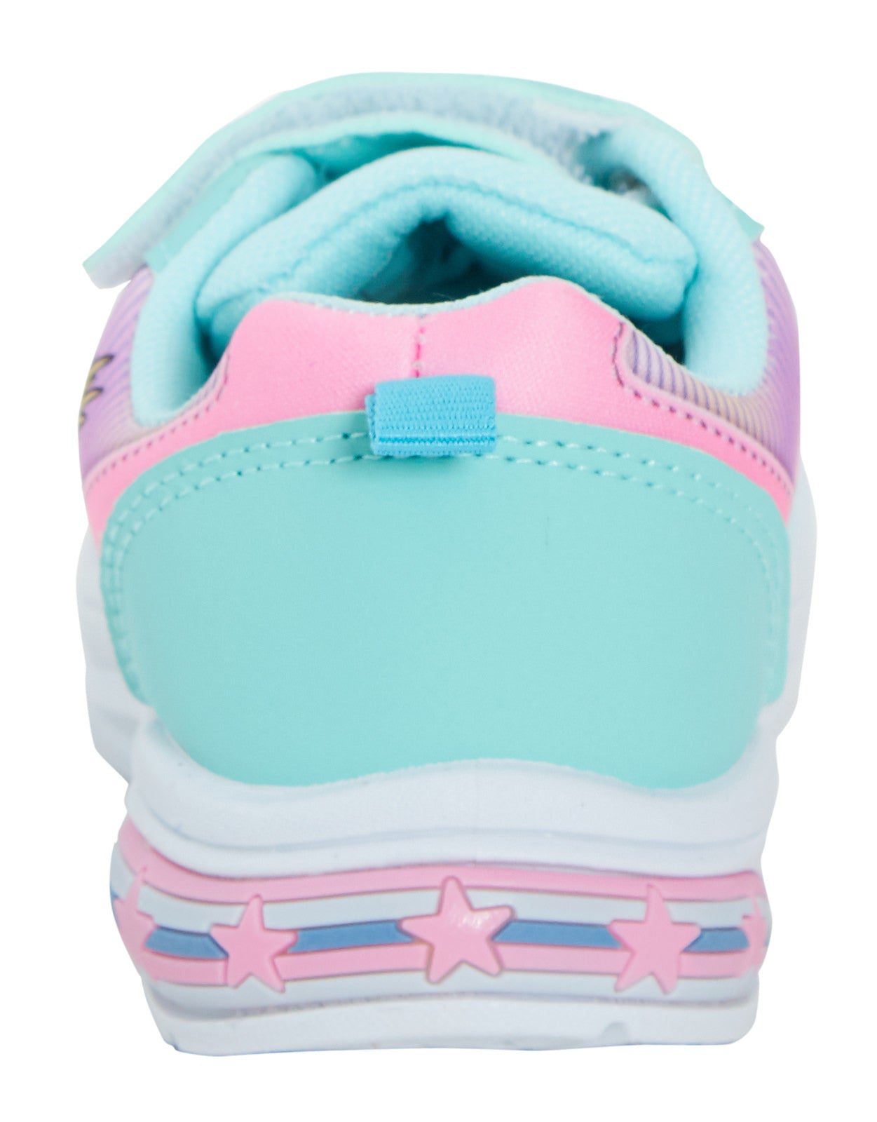 Girls Disney Stitch Light Up Trainers Kids Stitch Easy Touch Fasten Sports Shoes