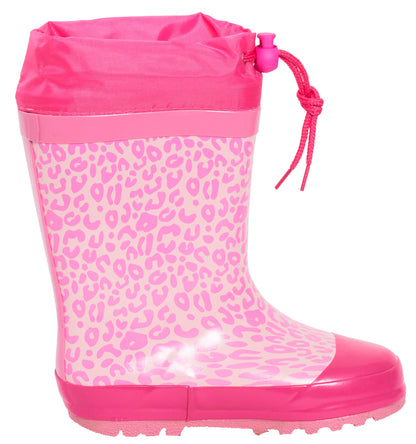 Girls LOL Surprise Tie Top Wellies Warm Lined Wellington Boots Kids Snow Shoe