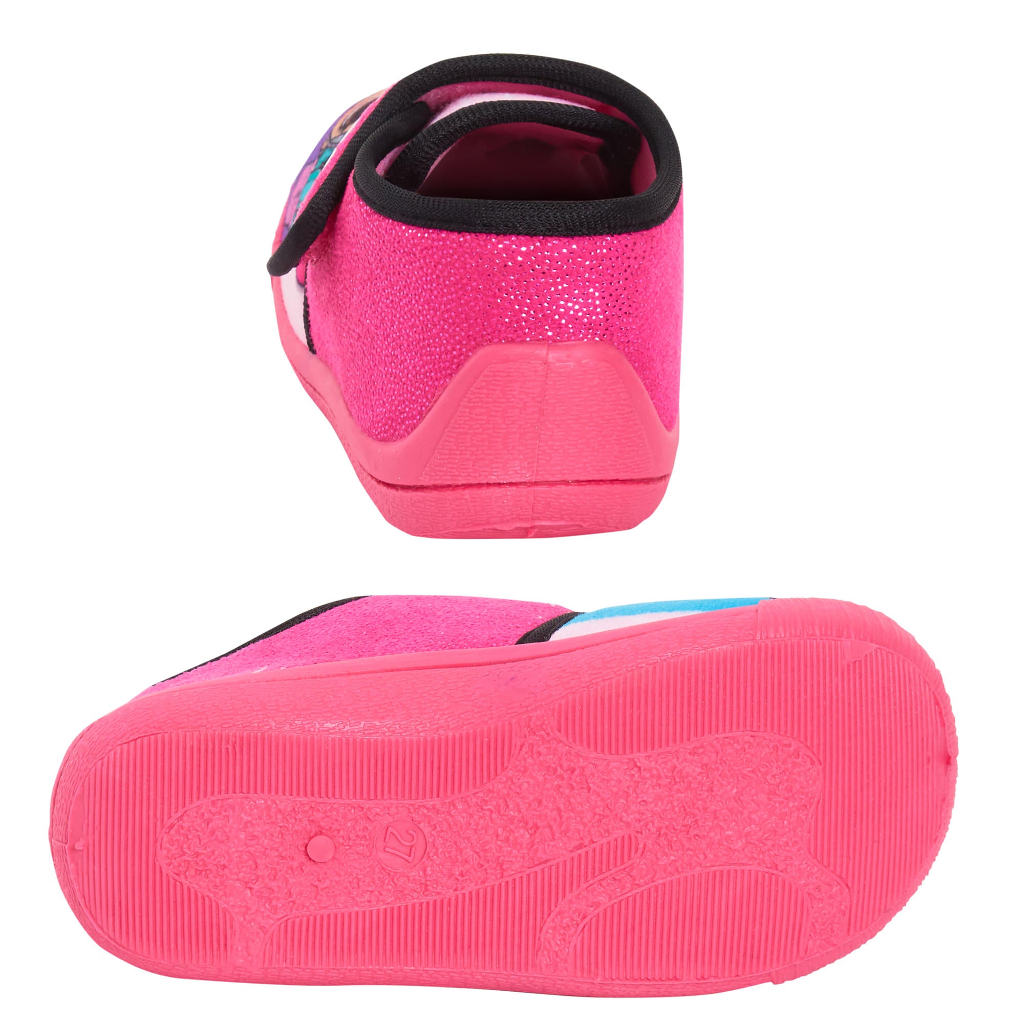 LOL Surprise Dolls Slippers Girls Easy Fasten Indoor House Pink Shoes Infants