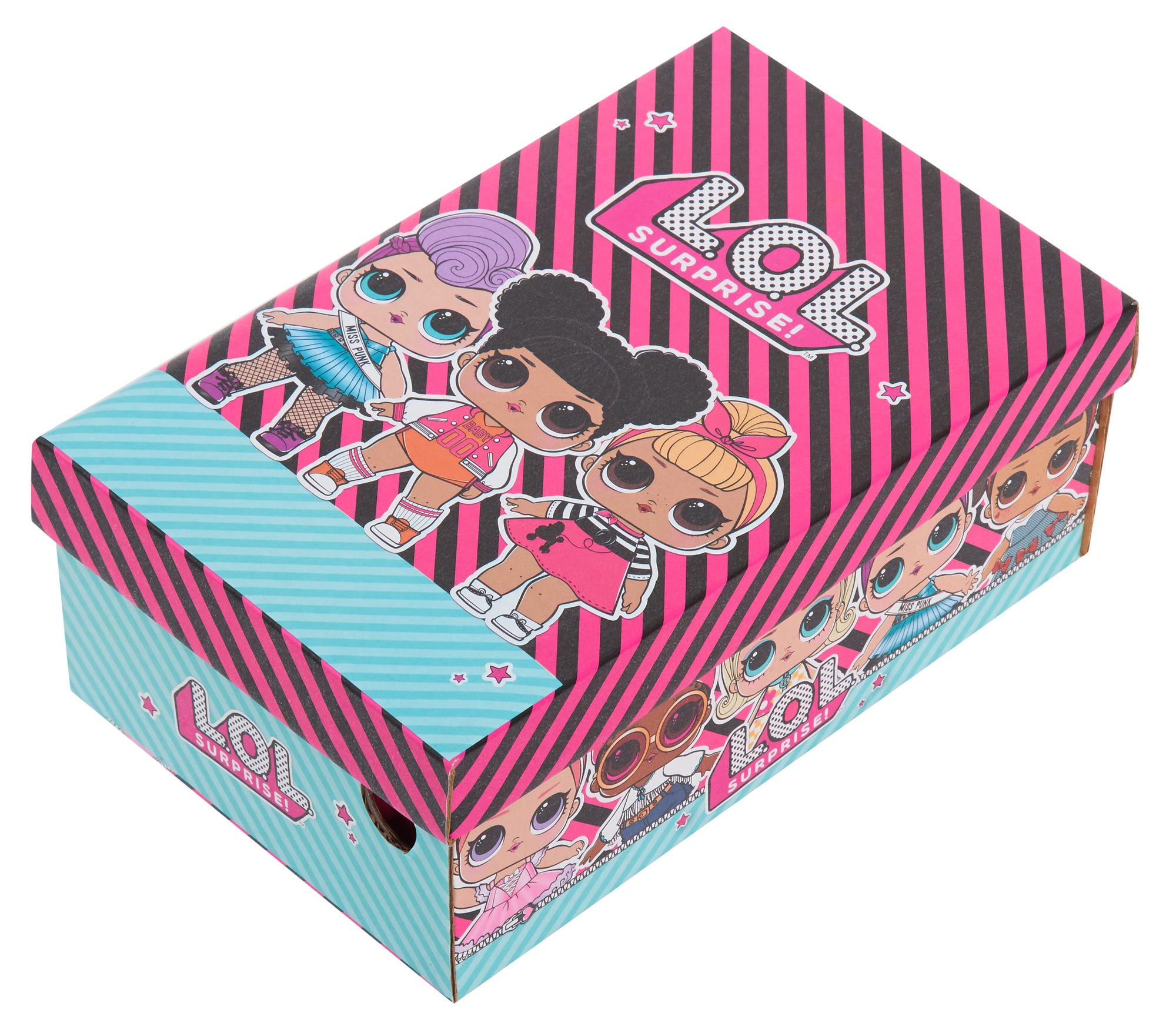 Girls LOL Surprise Dolls Slippers Easy Fasten Indoor House Pink Shoes Infants