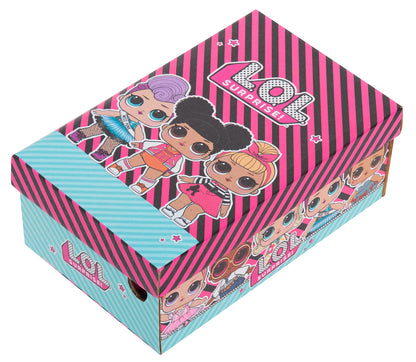 Girls LOL Surprise Dolls Slippers Easy Fasten Indoor House Pink Shoes Infants