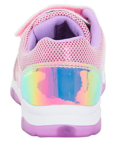 Girls LOL Surprise Dolls Light Up Trainers Kids Easy Touch Fasten Sports Shoes
