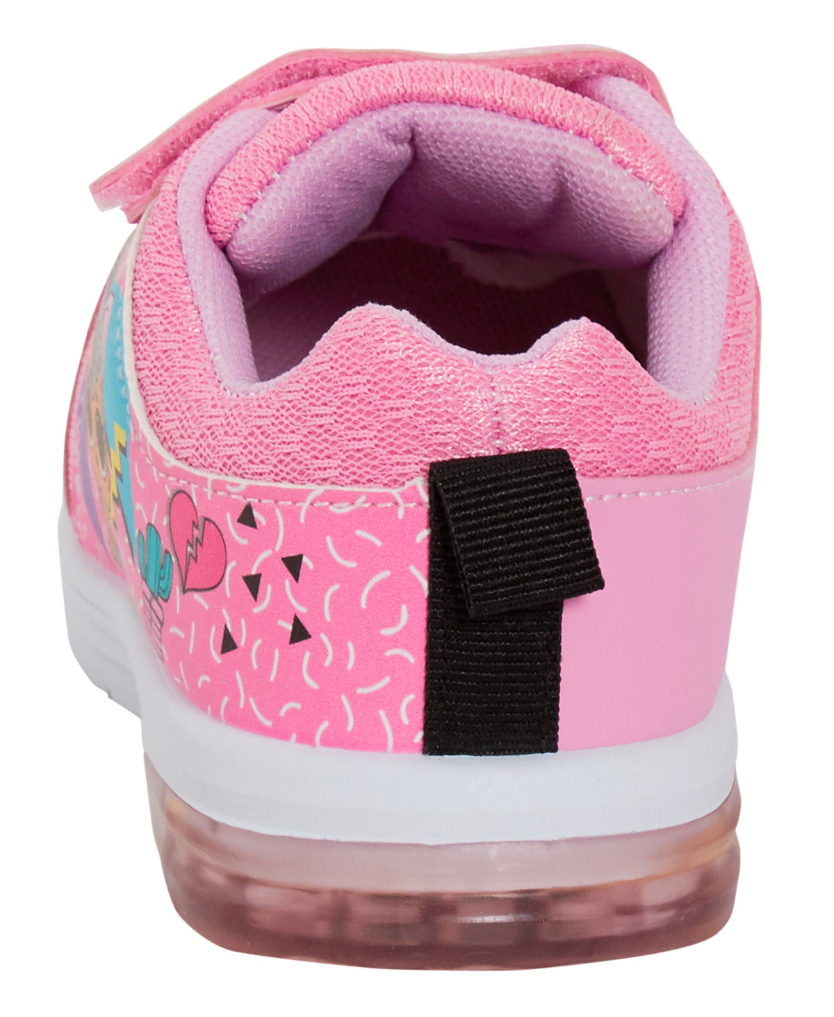 LOL Surprise Dolls Girls Light Up Trainers Kids Easy Touch Fasten Sports Shoes