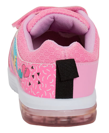 LOL Surprise Dolls Girls Light Up Trainers Kids Easy Touch Fasten Sports Shoes