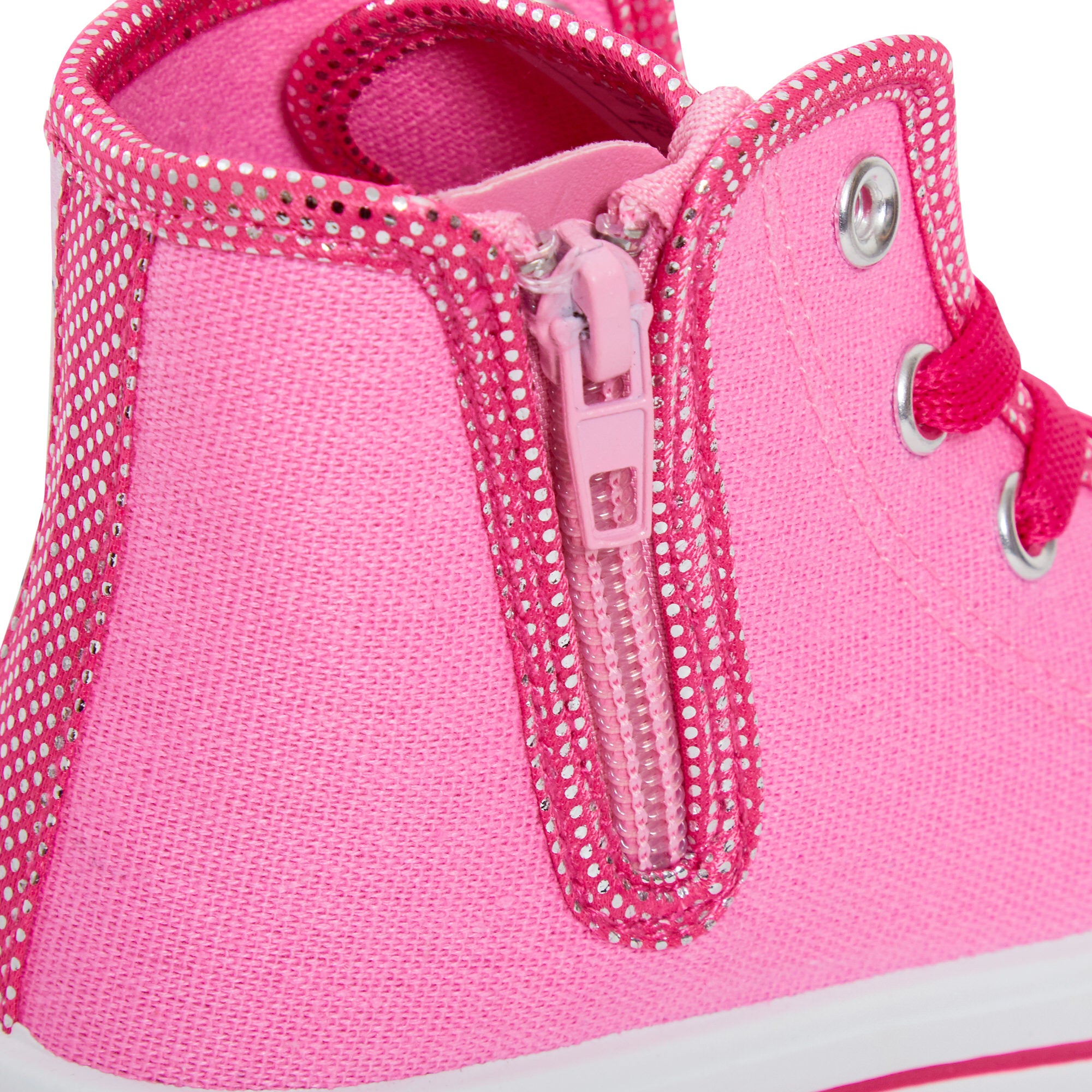 L.O.L Surprise! Dolls Girls Hi Top Trainers Kids Easy Zip Fasten Sports Shoes