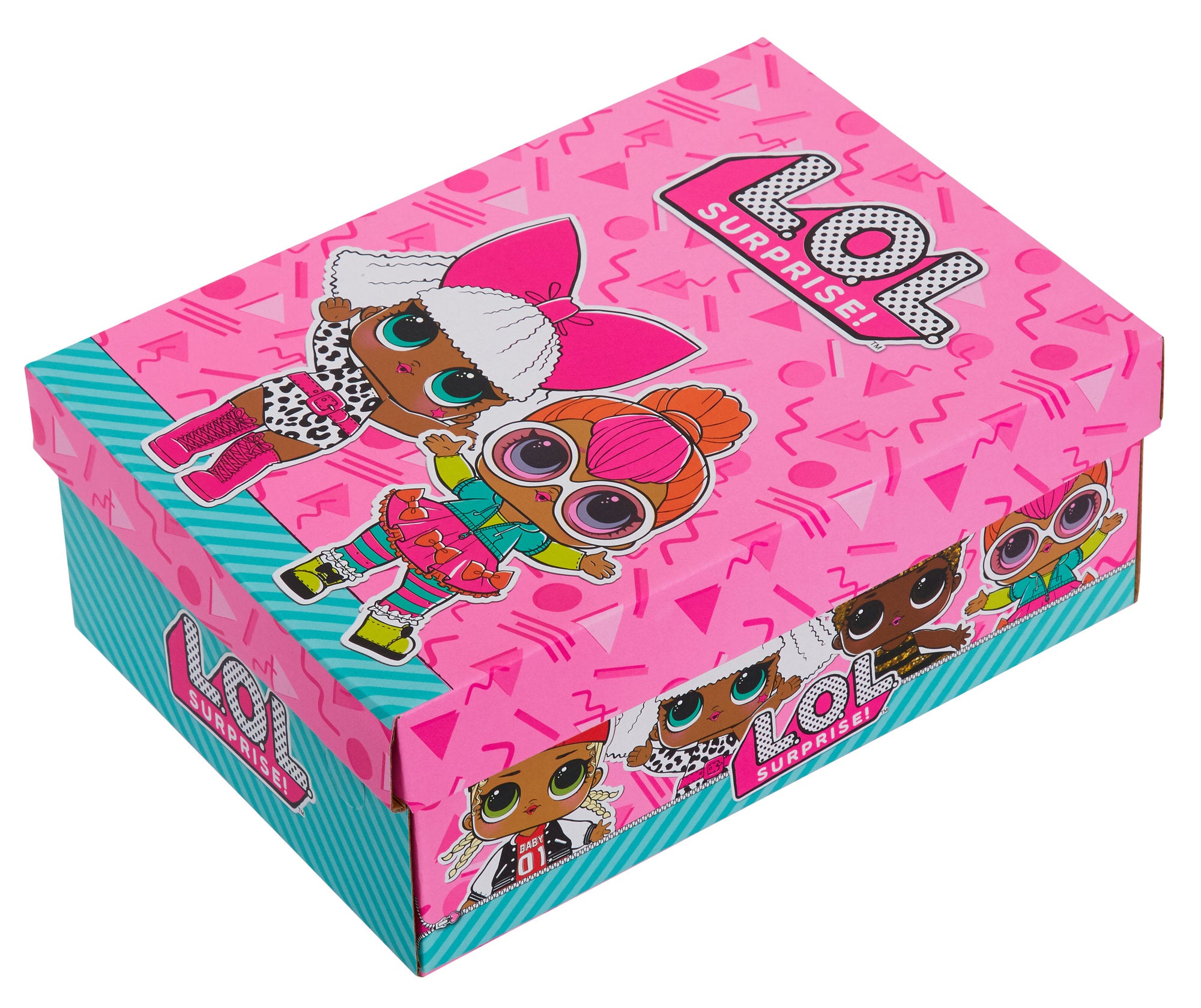 L.O.L Surprise! Dolls Girls Hi Top Trainers Kids Easy Zip Fasten Sports Shoes