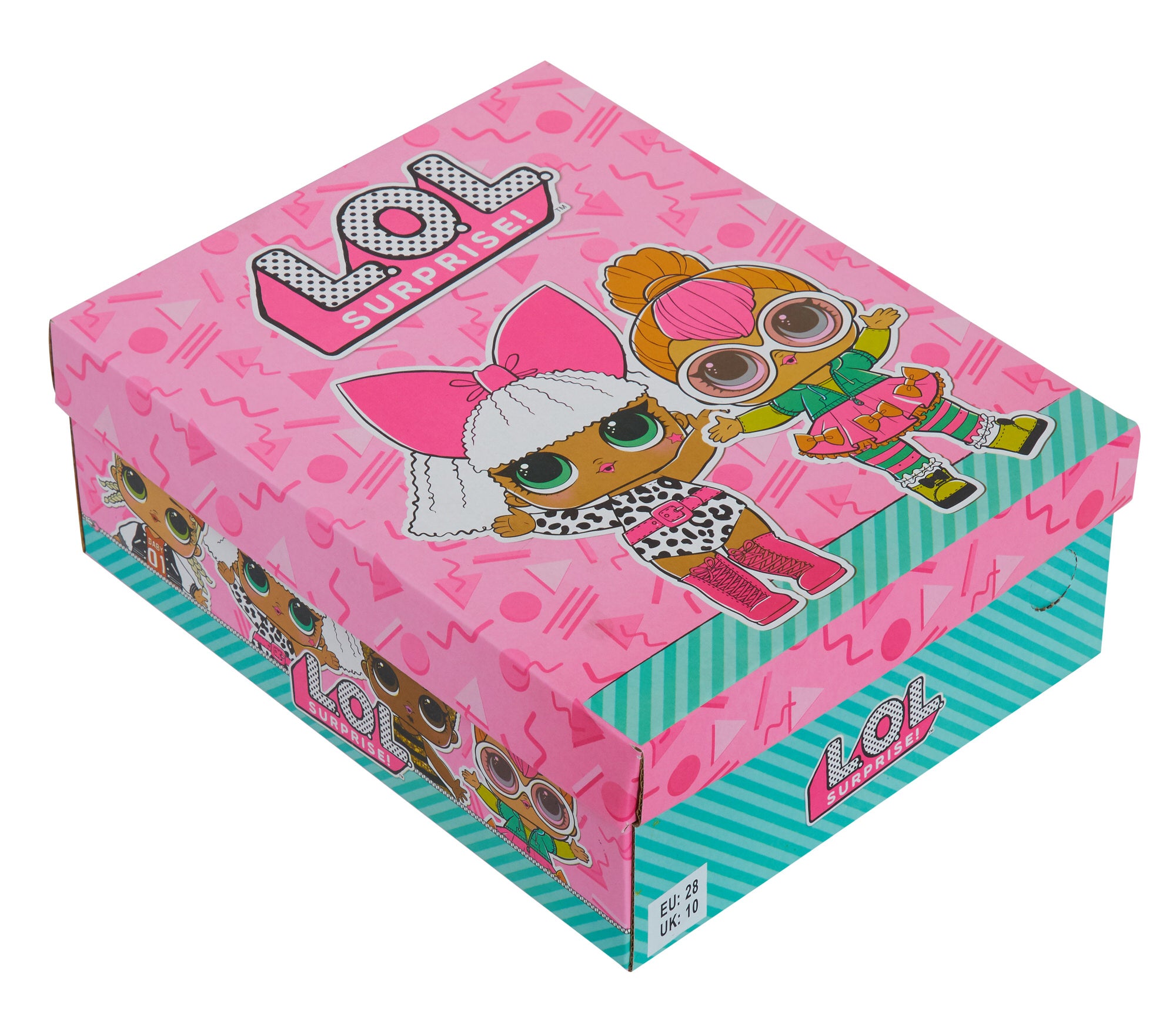 Girls L.O.L Surprise! Dolls Hi Top Trainers Kids Easy Touch Fasten Sports Shoes