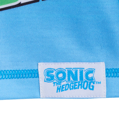 Boys Sonic The Hedgehog Pyjamas Sega Full Length Pjs T-Shirt + Loungepants Set