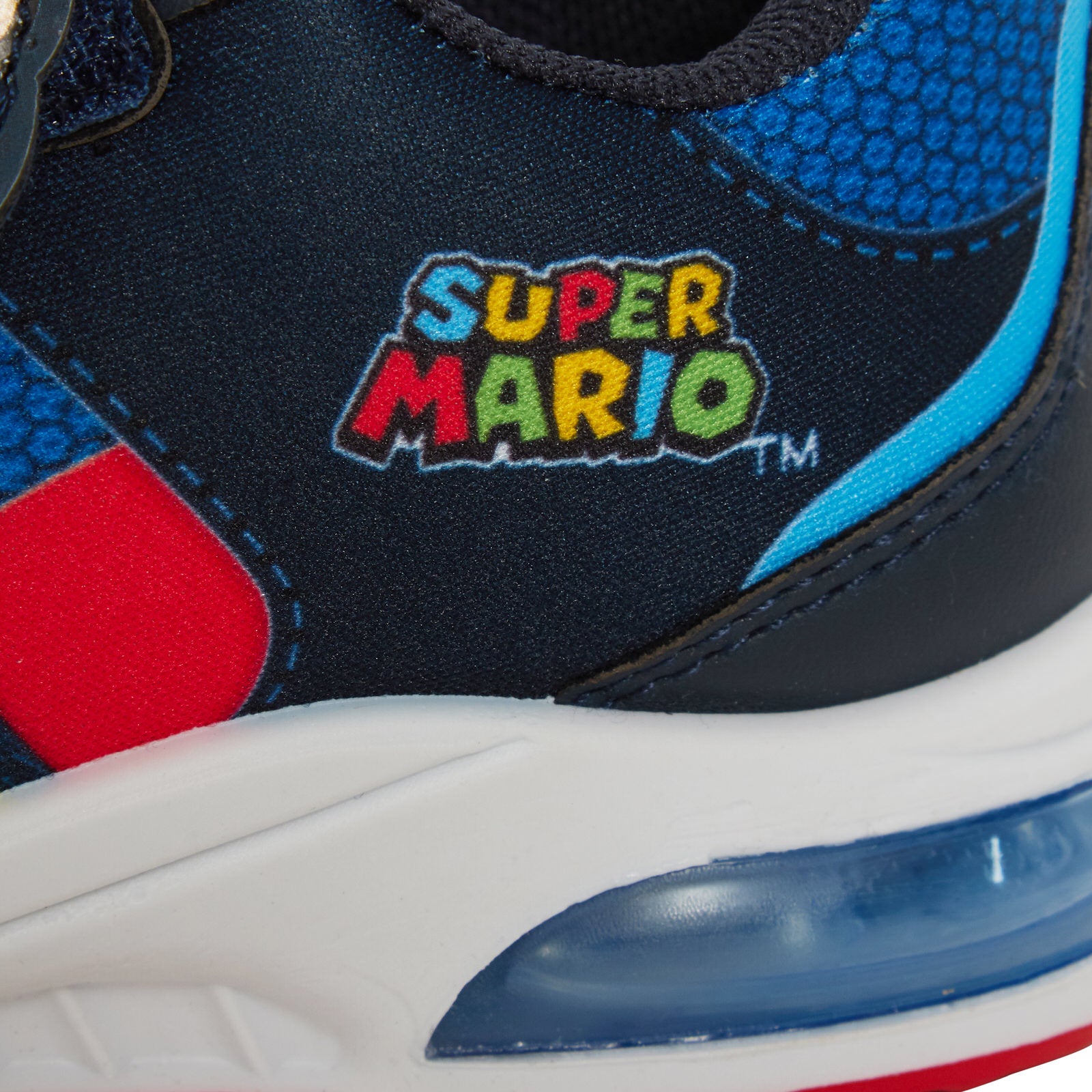 Boys Super Mario Brothers Light Up Trainers Kids Nintendo Flashing Lights Shoes