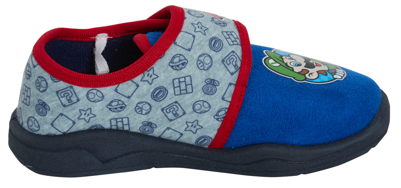 Boys Super Mario Slippers Kids Easy Fasten Nintendo Slipper Boots House Shoes
