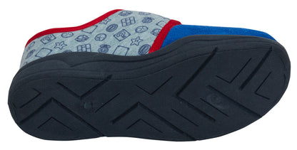 Boys Super Mario Slippers Kids Easy Fasten Nintendo Slipper Boots House Shoes