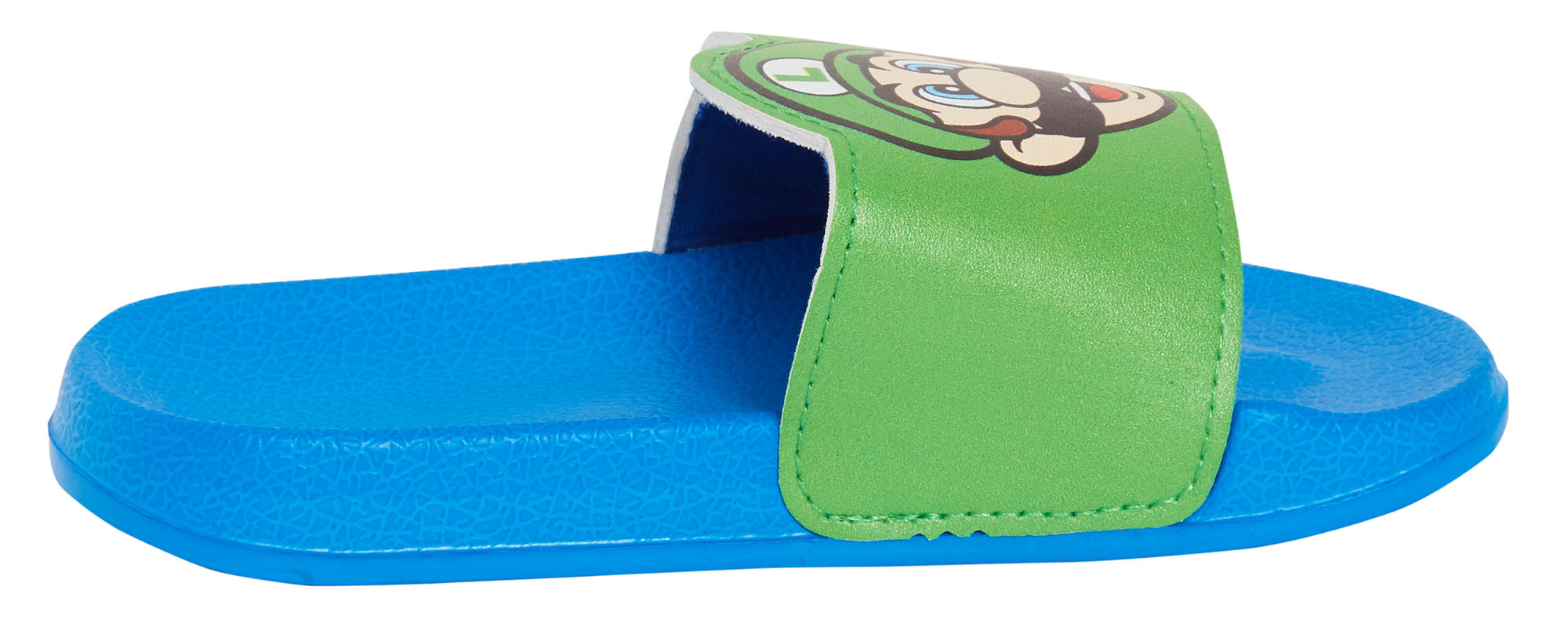 Super Mario Bros Sliders Kids Luigi Summer Sandals Slip On Pool Shoes Flip Flops