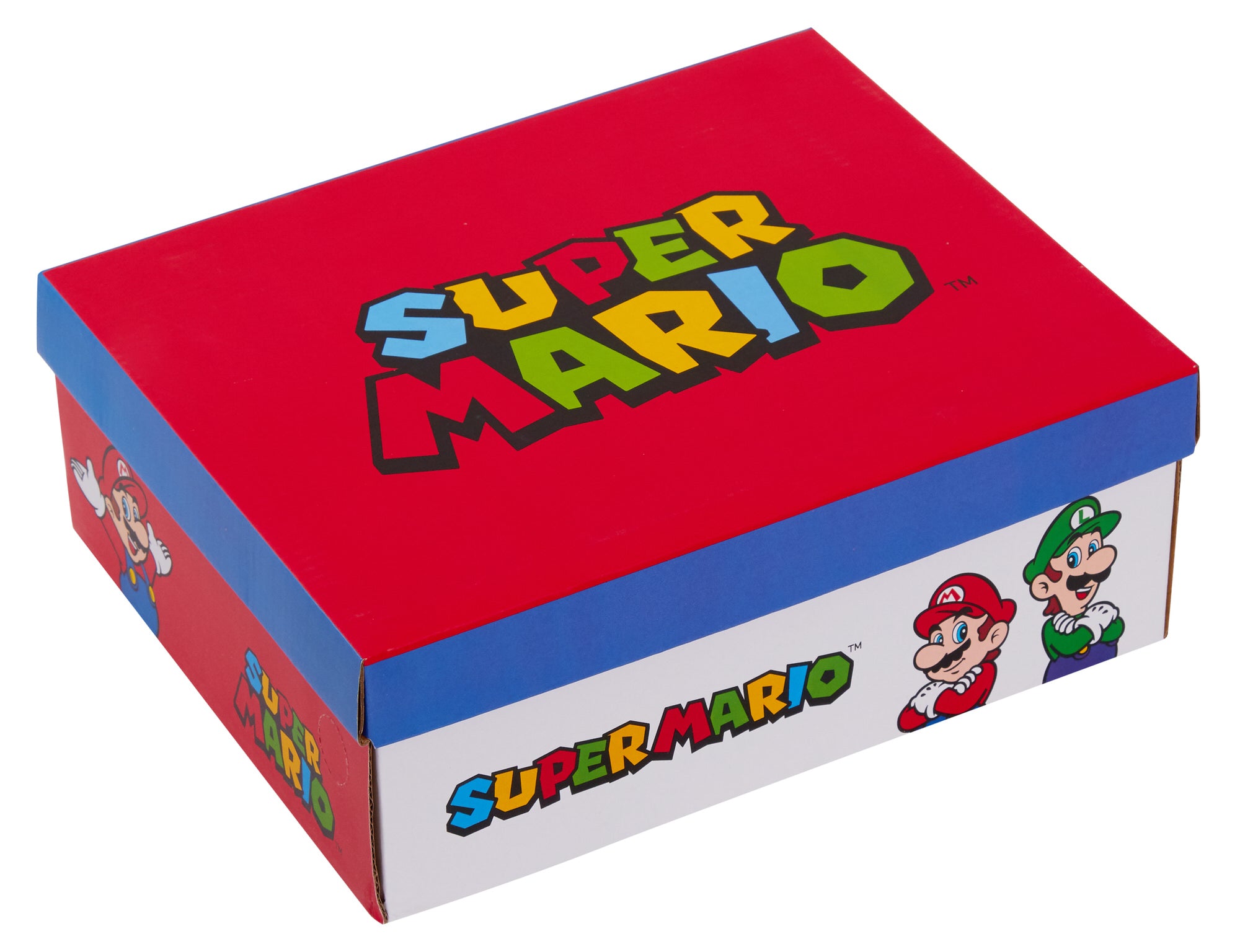 Super Mario Bros Hi Top Trainers with Lights Boys Light Up Sports Skate Shoes
