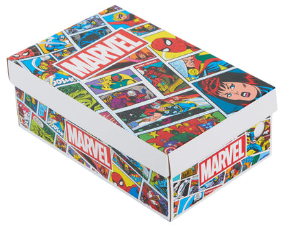 Marvel Comics Boys Trainers Kids Avengers Black Sports Shoes Casual Sneakers